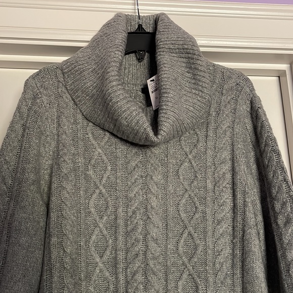 Talbots XL grey sweater dress - Picture 5 of 6